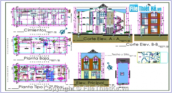 cad nhà,chi tiết nhà ở,nhà mặt phố